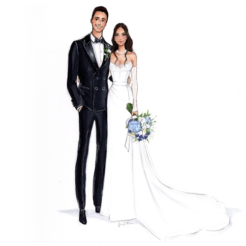 Blue Hydrangea Wedding